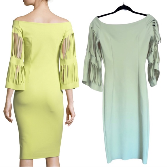 Chiara Boni Le Petit Robe midi green dress - Picture 2 of 13